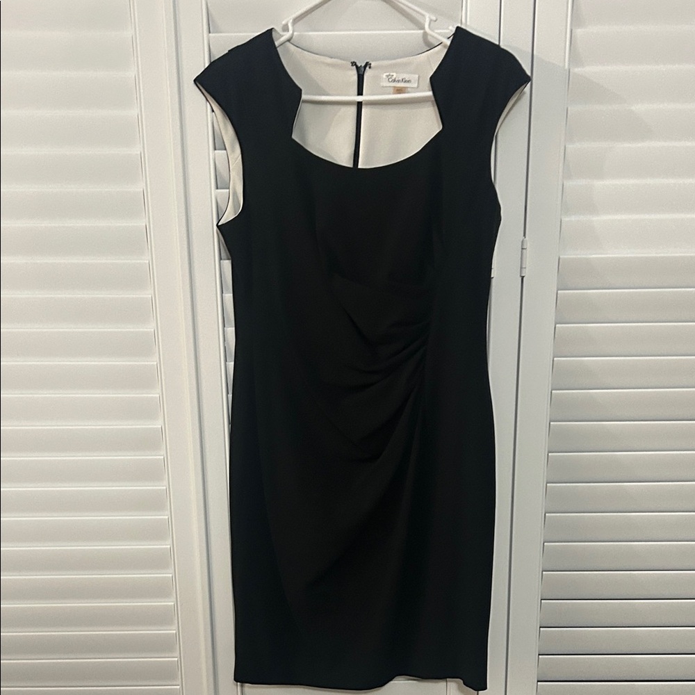 Calvin Klein Black Midi Dress